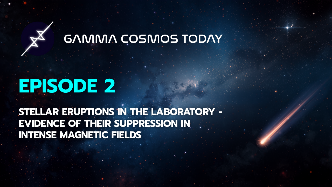 Stellar Eruptions In The Laboratory - Evidence Of Their Suppression In Intense Magnetic Fields