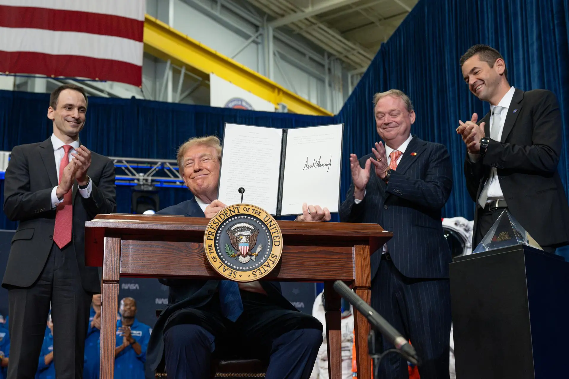 Executive Order Signed by President Trump Establishes First U.S. Space Academy